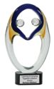 13 3/4" Together Art Glass Award