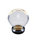 7" Gold Halo Acrylic Award 
