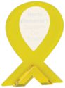 8" Yellow Ribbon Stand Up Acrylic Award 