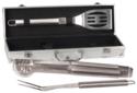 3 Piece BBQ Set in Silver Case