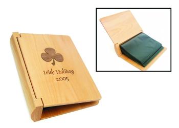 Engraved Maple Photo Album or Scrapbooks