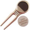 Brushed Silver Divot Tool & Ball Marker