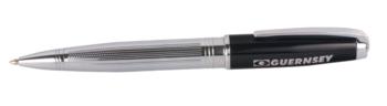 Black & Chrome Ballpoint Pen