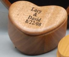 Mini Wood Heart Gift Box