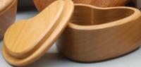 customized wood heart gift box