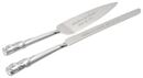Silver Hearts Personalized Cake Server Set 