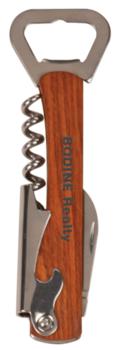 Wood 4-Function Custom Corkscrew
