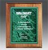 Wood Plaque with Marbleized Plate: Plaques