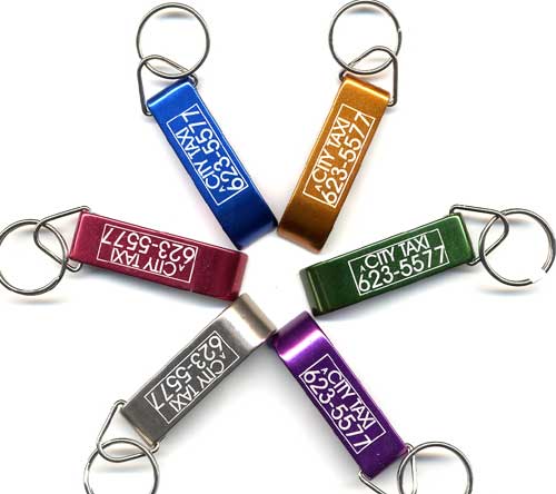 Bottle Opener taxi giveaway