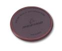 Leather and Rosewood Coaster