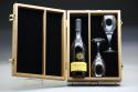 Wine Bottle Presentation Box with Wine Glasses