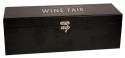 Black Finish Wine Bottle Presentation Box with Tools