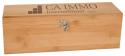 Bamboo Wine Bottle Presentation Box with Tools