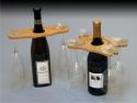 Wine Bottle Toppers, 4 Glasses