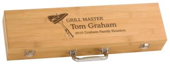 Bamboo 3 piece BBQ Set