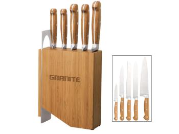Bamboo 5 piece Knife Set