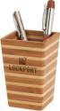 Bamboo Stripe Pen Holder