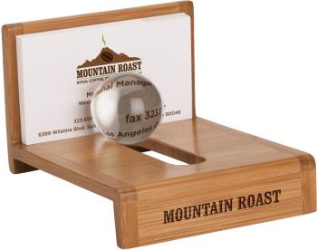 Bamboo Business Card Holder