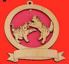 Kittens at Play Ornament