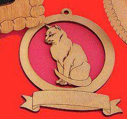 Snoozing Cat Ornament