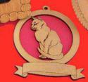 Snoozing Cat Ornament