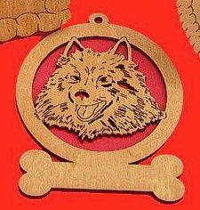 American Eskimo Dog Ornament