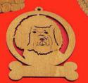 Bichon Frise Dog Ornament Frame