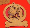 Blood Hound Dog Ornament