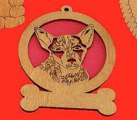Blue Heeler Dog Ornament Frame