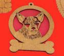Blue Heeler Dog Ornament Frame