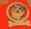 Border Collie Dog Ornament