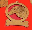 Borzoi Dog Ornament