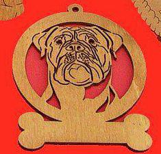 Bull Mastiff Dog Ornament