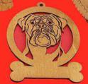 Bull Mastiff Dog Ornament