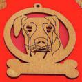 Doberman Uncropped Dog Ornament
