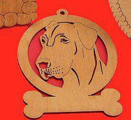 Great Dane Uncroped Dog Ornament