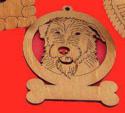 Irish Wolf Hound Dog Ornament