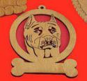 Pit Bull  Dog Ornament