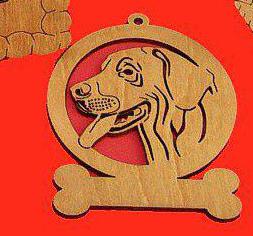 Rhodesian Ridgeback Dog Ornament