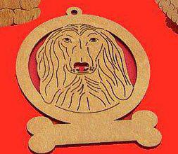 Saluki Dog Ornament
