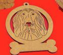 Saluki Dog Ornament