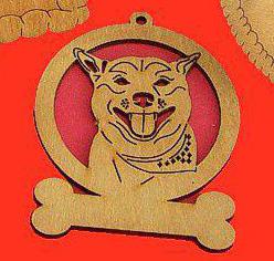 Shiba Inu Dog Ornament