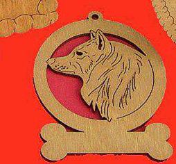 Spitz Dog Ornament