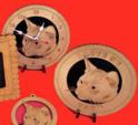 Cat Desktop Clock