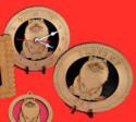 Himalayan Cat Desktop Clock