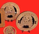 Cockapoo Dog Desktop Clock