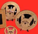 French Bull Dog Desktop Clock