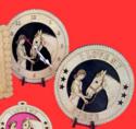 Girl With Horse Desktop Clock