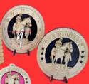 Jockey Horse Desktop Clock
