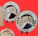 Pony Head Desktop Clock
